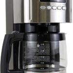 Kenmore Drip Coffee Maker – Programmable Cafe Machine With Glass Pot, Regular & Bold Brew, Auto Shut Off Large Water Reservoir, Reusable Filter, Kitchen Appliances For Cafeteria Barista, 12 Cup Black