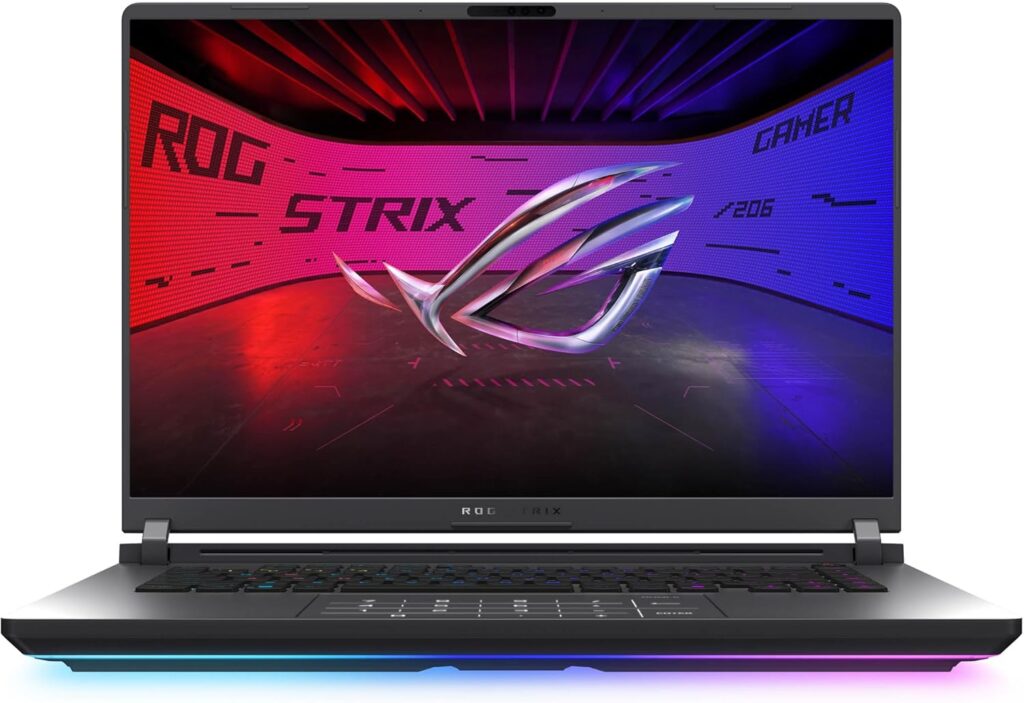 ASUS ROG Strix G16 (2025) Gaming Laptop, 16” ROG Nebula Display 16:10 2.5K 240Hz/3ms, NVIDIA® GeForce RTX™ 5070 Ti GPU, Intel® Core™ Ultra 9 275HX Processor, 32GB DDR5, 1TB SSD, Wi-Fi 7, Win11 Home