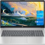 HP 17 Laptop, 17.3” HD+ Display, 11th Gen Intel Core i3-1125G4 Processor, 8GB RAM, 256GB SSD, Wi-Fi, HDMI, Webcam, Windows 11 Home, Silver