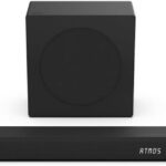 Hisense 3.1 Ch 380W Soundbar with Wireless Subwoofer, Dolby Atmos & DTS:X , 5-speaker array, HDMI eARC port, Bluetooth, Surround Sound – R632 (Renewed)