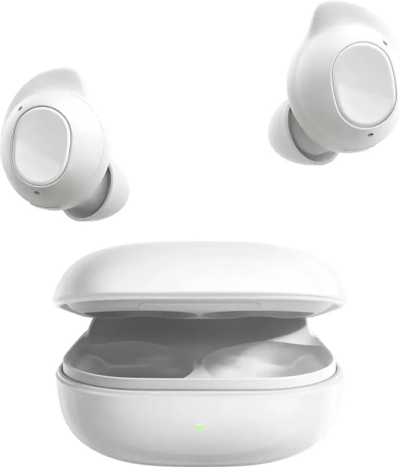 SAMSUNG Galaxy Buds Fan Edition(FE) SM-R400, Active Noise-Cancelling, Wireless Bluetooth v5.2 Earbuds, Android 8.0 and Up – (White)
