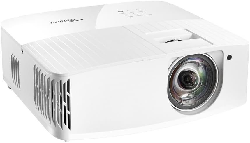 Optoma UHD35STX 4K UHD Short Throw Gaming and Home Entertainment Projector