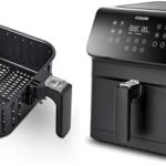 COSORI 5.8QT Air Fryer Black with Extra Frying Basket to Back to Back Cooking,Nonstick, Dishwasher-Safe