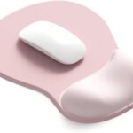 ErgoComfort Gel Wrist Rest Mouse Pad-Ergonomic Office Mousepad with Wrist Support-Non-Slip, Design Desk Accessories Mat for Home&Game Decor (02Pink Serenity)