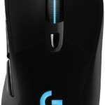 Logitech G403 Hero 25K Gaming Mouse, Lightsync RGB, Lightweight 87G+10G optional, Braided Cable, 25, 600 DPI, Rubber Side Grips, Black