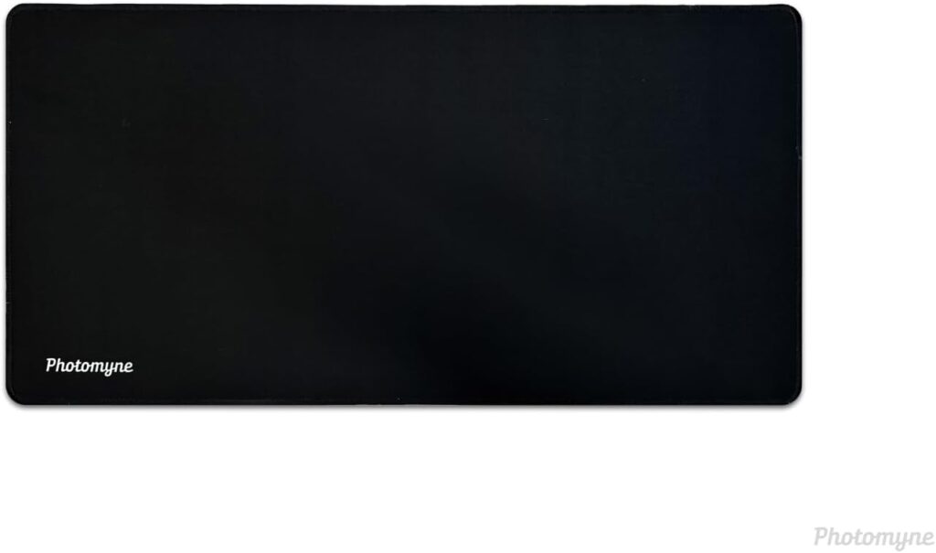 Photomyne Medium Scanning Pad, desk pad, mouse pad for desk with Stitched Edges, Superior Micro-Weave Cloth, Non-Slip Base, Water Resistant, Desk Mat for Home & Office Home, Available in two sizes – M