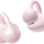 Baseus Bass BC1 Open Ear Earbuds Clip-On Headphones, Open-Ring Comfort with Tri-Curve Snug Clip, Powerful Sound with SuperBass, 4-Mic Clear Calls, IP55 Waterproof, 38H Playtime, Lightweight