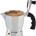 Imusa USA Aluminum Stovetop 6-cup Espresso Maker (B120-43V), Silver