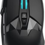 MOJO Pro Performance Silent Gaming Mouse – Wired Mouse with 9 Programmable Buttons Including Sniper Key, 12000 DPI, 1000 Hz, Force Adjustable, Custom Profiles