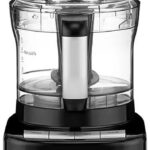 Cuisinart 8-Cup Food Processor CFP-8BK – Compact Black Kitchen Appliance with Stainless Steel Blades, Reversible Slicing/Shredding Discs, Pulse Controls, BPA-Free, Dishwasher Safe Parts (Renewed)
