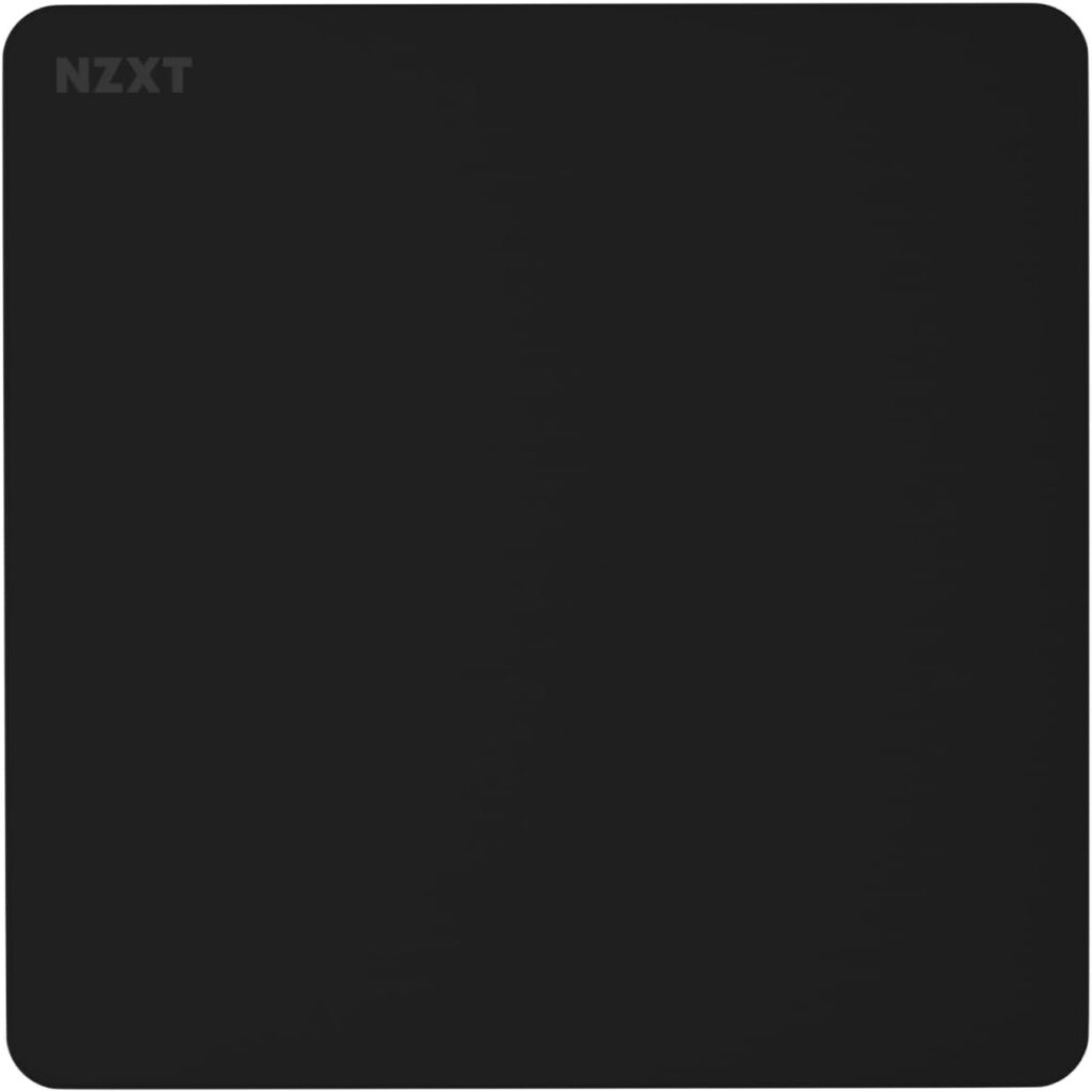 NZXT Zone – Large Gaming Mouse Pad – Micro-Weave Cloth Surface – Balanced Speed and Control for All Playstyles – Spill-Resistant, Anti-Slip Base, Reinforced Edges – Black