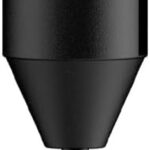 Bonsenkitchen Powerful Milk Frother for Coffee, Fast Handheld Drink Mixer with Stainless Steel Whisk, Battery Operated Hand Frother Stirrer Wand-Black