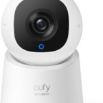 eufy Security Indoor Cam C210, Home Security Camera, 1080p Resolution 360° PTZ, Plug-in Security Indoor Camera with 2.4G Wi-Fi, Human/Motion AI, Night Vision, AI Tracking, HomeBase 3 Compatible