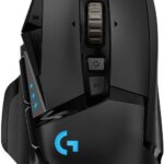 Logitech G502 HERO High Performance Wired Gaming Mouse, HERO 25K Sensor, 25,600 DPI, RGB, Adjustable Weights, 11 Programmable Buttons, On-Board Memory, PC / Mac (Renewed)