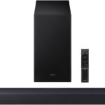 Samsung B-Series Soundbar HW-B550F 2.1 ch DTS Virtual:X Soundbar with Subwoofer (2025 Model) Voice Enhance Mode, Bass Boost, Adaptive Sound