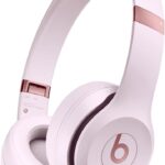 Beats Solo 4 – Wireless Bluetooth On-Ear Headphones, Apple & Android Compatible, Up to 50 Hours of Battery Life – Cloud Pink (Renewed)
