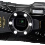 PENTAX WG-90 Black Waterproof Camera, Shockproof, Dustproof, Freezeproof, Built-in 6-LED Ring Light for Macro Photography, Underwater Shooting Mode