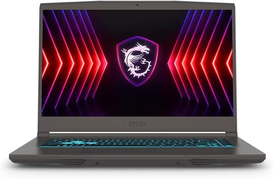 msi Thin Gaming Laptop, 15.6″ FHD 144Hz, Intel i5-13420H, RTX 3050, 16GB RAM, 512GB NVMe SSD, Windows 11 Home