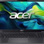 acer Aspire Go 15 Laptop, 15.3″ WUXGA(1920 x 1200) IPS Display, Intel i5-1334U, 8GB DDR5 RAM, 256GB PCIe SSD, Windows 11 Home, Wi-Fi, Bluetooth, Steel Gray, AG15-51P-510U