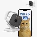 Devo Security Camera 2K |WIFI6 | Indoor |Baby Monitor & Pet Camera | 2-Way Audio, Color Night Vision, Live Stream, Motion Alerts & Notifications White,1 Cam