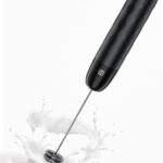 Maestri House Rechargeable Milk Frother, LunaFro Mini Handheld Electric Foam Maker Detachable Stainless Steel Whisk Drink Mixer Foamer Mini Blender for Matcha, Lattes, Cappuccino, No Stand