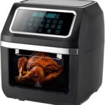 Smart Oven Toaster Rotisserie Dehydrator Countertop Oven With LED Digital Touch Screen Kitchen Hot Air Fryer Oven (Color : A) Commemoration Day