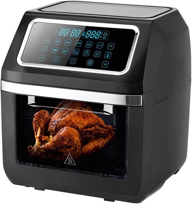Smart Oven Toaster Rotisserie Dehydrator Countertop Oven With LED Digital Touch Screen Kitchen Hot Air Fryer Oven (Color : A) Commemoration Day