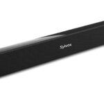 SYLVOX Elf S2 Soundbar, Bluetooth Sound bar for TV IP65 Waterproof, 60W TV Speaker with 3D Surround Sound, Movie/News/Music Mode, Wireless Connection, HDMI ARC, Music Streaming, Wall Mountable