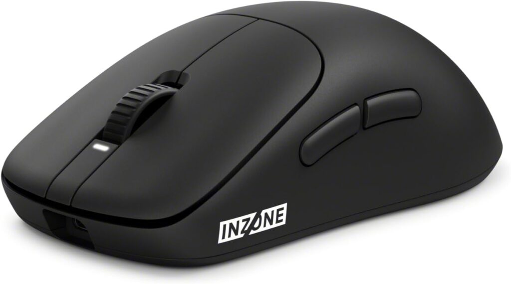 Sony INZONE Mouse-A Ultra-Lightweight 48g Wireless Gaming Mouse with Dongle, Optical Switch, 8000Hz Polling, 30K DPI Sensor, 90Hr Battery, Customizable Buttons, USB-C