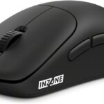 Sony INZONE Mouse-A Ultra-Lightweight 48g Wireless Gaming Mouse with Dongle, Optical Switch, 8000Hz Polling, 30K DPI Sensor, 90Hr Battery, Customizable Buttons, USB-C