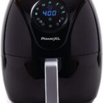 PowerXL Air Fryer 7 QT Maxx Classic, Extra Hot Air Fry, Cook, Crisp, Broil, Roast, Bake, High Gloss Finish, Nonstick, Black