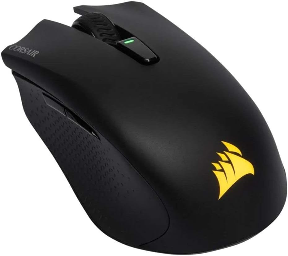 Corsair Harpoon Wireless RGB Lightweight FPS/MOBA Gaming Mouse – 10,000 DPI – 6 Programmable Buttons – Low-Latency Bluetooth – iCUE Compatible – PC, Mac, PS5, PS4, Xbox – Black
