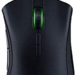 Razer DeathAdder Elite Gaming Mouse: 16,000 DPI Optical Sensor – Chroma RGB Lighting – 7 Programmable Buttons – Mechanical Switches – Rubber Side Grips – Matte Black