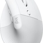 Logitech Lift for Mac Wireless Vertical Ergonomic Mouse, Bluetooth, Quiet Clicks, Silent Smartwheel, 4 Customizable Buttons, for macOS/iPadOS/MacBook Pro/Macbook Air/iMac/iPad – Off White