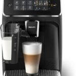 Philips 3200 Series Fully Automatic Espresso Machine, LatteGo Milk Frother, 5 Coffee Varieties, Intuitive Touch Display, 100% Ceramic Grinder, AquaClean Filter, My Coffee Choice, Black (EP3241/54)