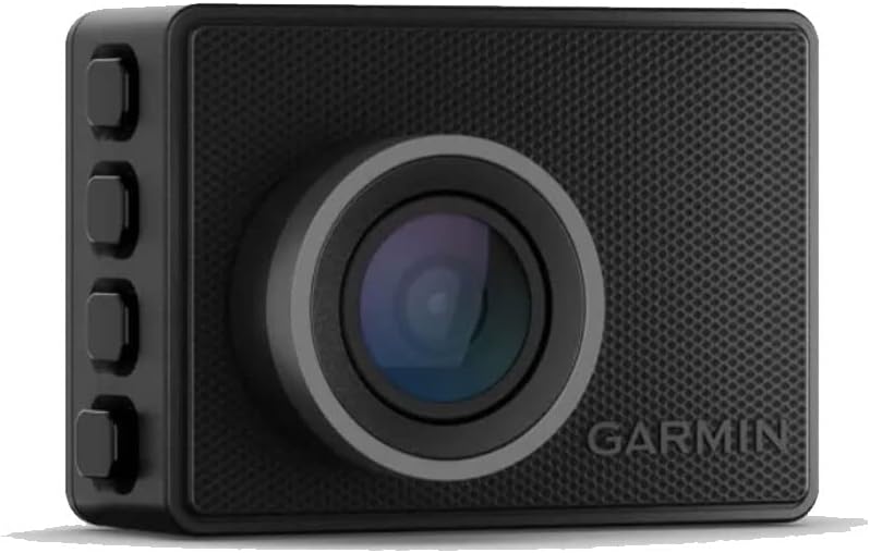 Garmin Dash Cam 47, 1080p and 140-degree FOV, Monitor Your Vehicle While Away w/New Connected Features, Voice Control, Compact and Discreet, Includes Memory Card