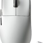 R1 SE+ Wireless Gaming Mouse, 18000 DPI, High-Precision PAW3395 SE Sensor,55g Lightweight,Tri-Mode 2.4G/BT5.0/USB-C Gaming Mouse, Programmable Ergonomic Mice Suitable for Laptops/PC/Mac (White)