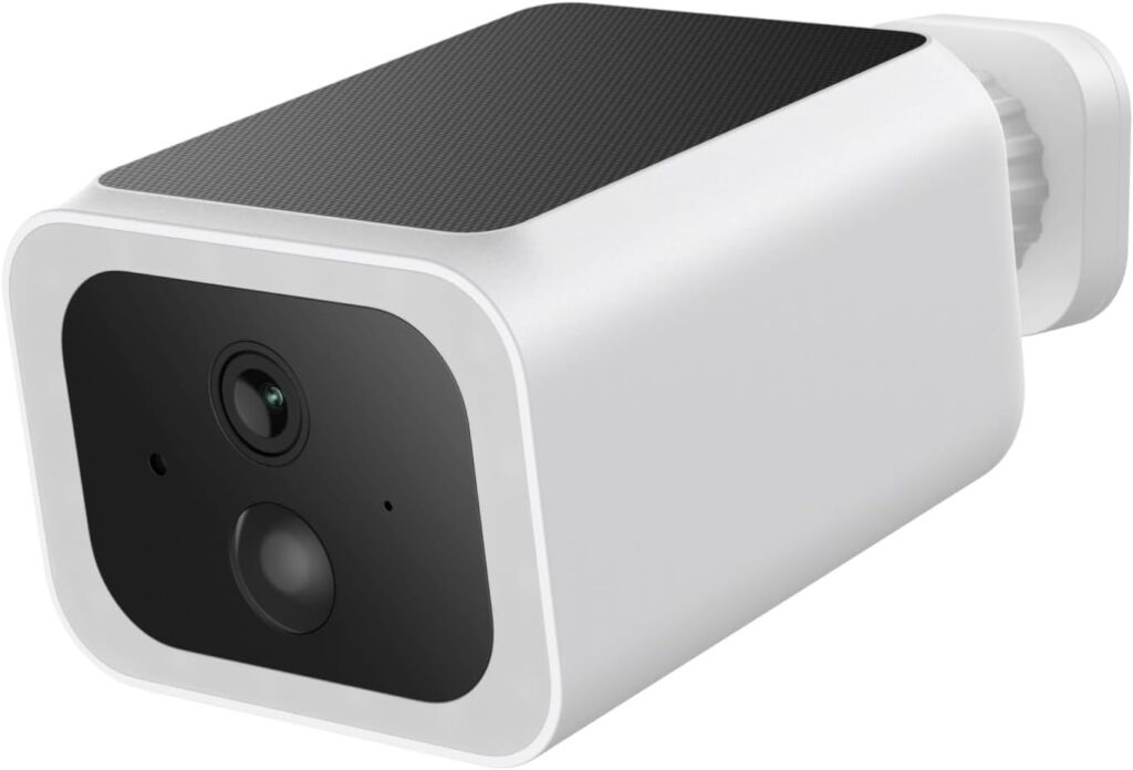 Luna Security Cameras Wireless Outdoor, Battery Camera w/Solar Panel, Spotlight, 2.4GHz Wi-Fi, Smart GenAI Human Detection, Cloud Storage, 2K Color Night Vision, IP65 Camera for Outdoor Surveillance