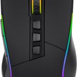 Redragon Gaming Mouse, Wired Gaming Mouse 16,000 DPI Opitacl Sensor, Mouse with Fire Button, Macro Editing Programmable RGB Ergonomic Mouse for Laptap/PC/Mac