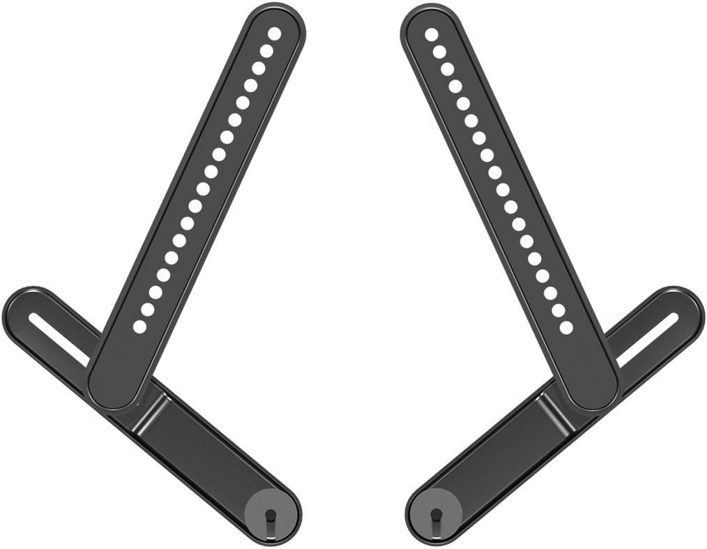 Sanus Soundbar Mount for Most Soundbars up to 15 lbs – Features Simple Install and Tool-Free Adjustments – Compatible with Most TVs and Mounts – SOA-SBM1