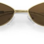 FEISEDY Fashion Designer Sunglasses Retro Small Petals Shape Arc Temple Design B2298