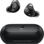 Soundcore by Anker Life A1 True Wireless Earbuds, Powerful Customized Sound, 40H Playtime, Wireless Charging, USB-C Fast Charge, IPX7 Waterproof, Button Control, Bluetooth Earbuds, Commute, Sports