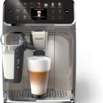 Philips 4400 Series Fully Automatic Espresso Machine – 12 Hot & Iced Coffees, Quick-to-Clean LatteGo Milk System, SilentBrew, QuickStart, Ceramic Grinder, Cashmere Grey (EP4444/90)