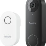 REOLINK Video Doorbell WiFi Camera – Wired 2K Outdoor, 5G&2.4G WiFi, 4:3 Wide View Angle, Smart Detection, Local Storage, No Subscription Front Door Home Security, Customized Chime V2