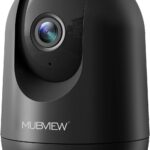 MUBVIEW Cameras for Home Security, Indoor Security Camera, 2.4/5GHz WiFi Wired Camera Ideal for Dog/Elder/Baby, Motion Tracking, Two-Way Audio, Pan Tilt, 7X24, 2K Night Vision