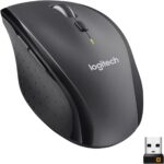 Logitech M705 Marathon Wireless Mouse, Gaming Mouse Wireless, 2.4 GHz USB Receiver, 5-Programmable Buttons, 3-Year Battery, PC, Mac, Laptop, Chromebook – Black