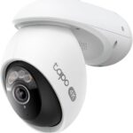 Tapo 4K 8MP Wired Pan/Tilt Outdoor Security Camera, Free Person/Vehicle Detect & 360° View, Color Night, Local AI, SD/Cloud Storage, Works w/Alexa & Google Home, 2.4 GHz WiFi C560WS