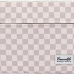 Canvaslife Neutral Checker Pattern Laptop Sleeve Case Cover with Pocket for MacBook Pro 14 inch and 14 inch-14.4 inch HP, Lenovo, Dell, ASUS, Acer Notebook Computer