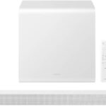 SAMSUNG S801D 3.1.2ch Soundbar w/Wireless Dolby Atmos Audio, Ultra Slim Design, with Alexa Built-in, HW-S801D/ZA (Renewed), White