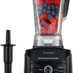 Cleanblend Commercial Blender with 5-Year Full Warranty – 1800W, 3HP, 64oz High-Performance Professional Countertop Blender with Stainless Steel Blades